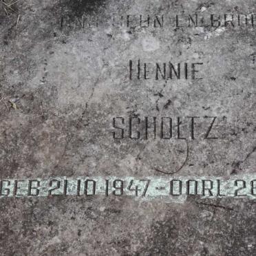 SCHOLTZ Hennie 1947-1970