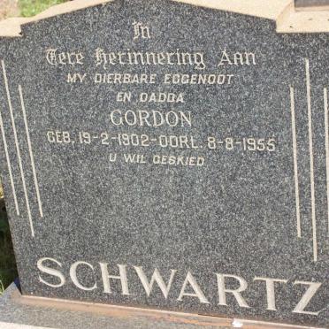 SCHWARTZ Gordon 1902-1955