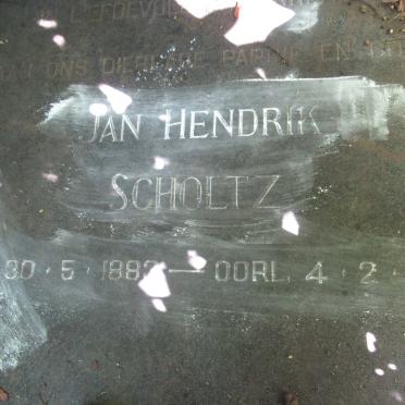 SCHOLTZ Jan Hendrik 1883-1965