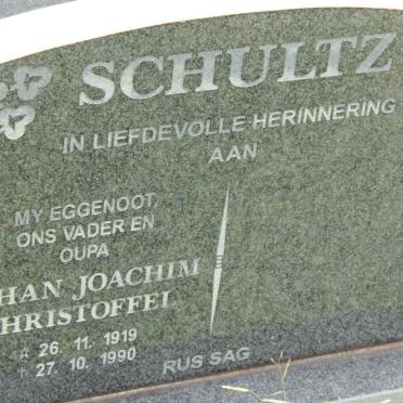 SCHULTZ Johan Joachim Christoffel 1919-1990