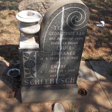 SCHLEBUSCH Louis Johannes 1933-1963 :: SCHLEBUSCH Emore 1959-1963