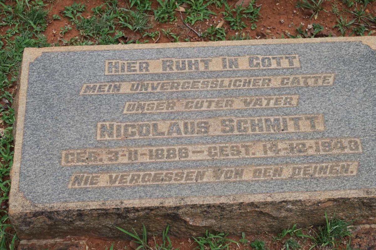 SCHMITT Nicolaus 1886-1943