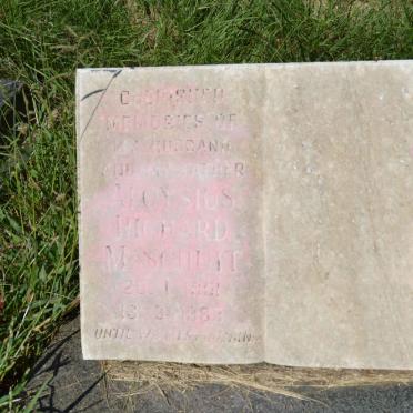 SCHUIT Aloysius Richard M. 1951-1983