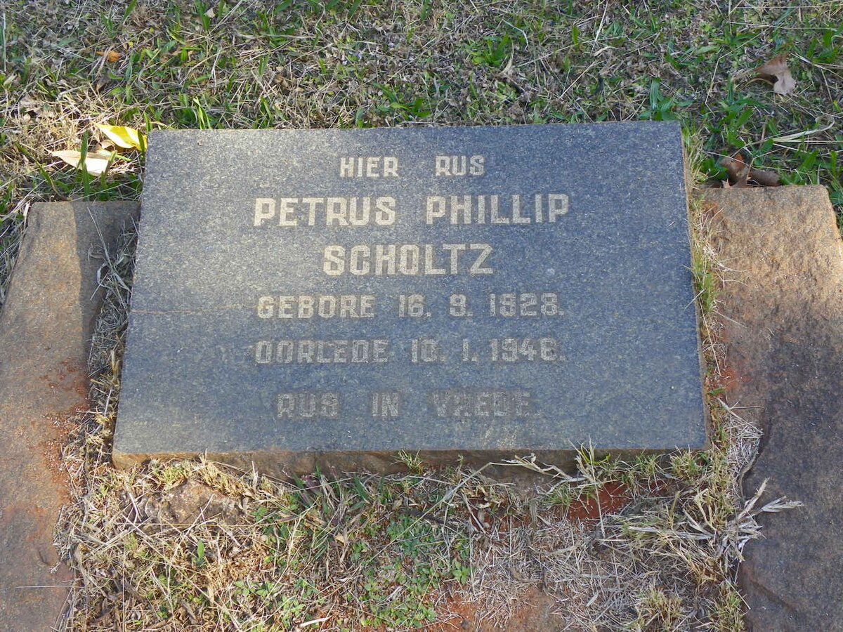 SCHOLTZ Petrus Phillip 1928-1948