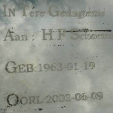 SCHOEMAN H.F. 1963-2002
