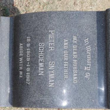 SCHOEMAN Pieter Snyman 1909-1967