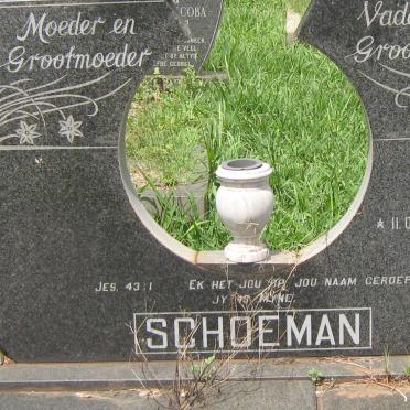 SCHOEMAN James Arthur 1932-1985