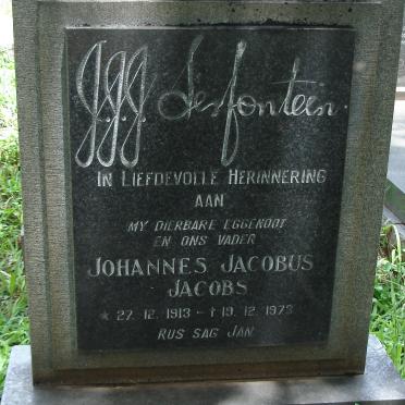SERFONTEIN Johannes Jacobus Jacobs 1913-1973