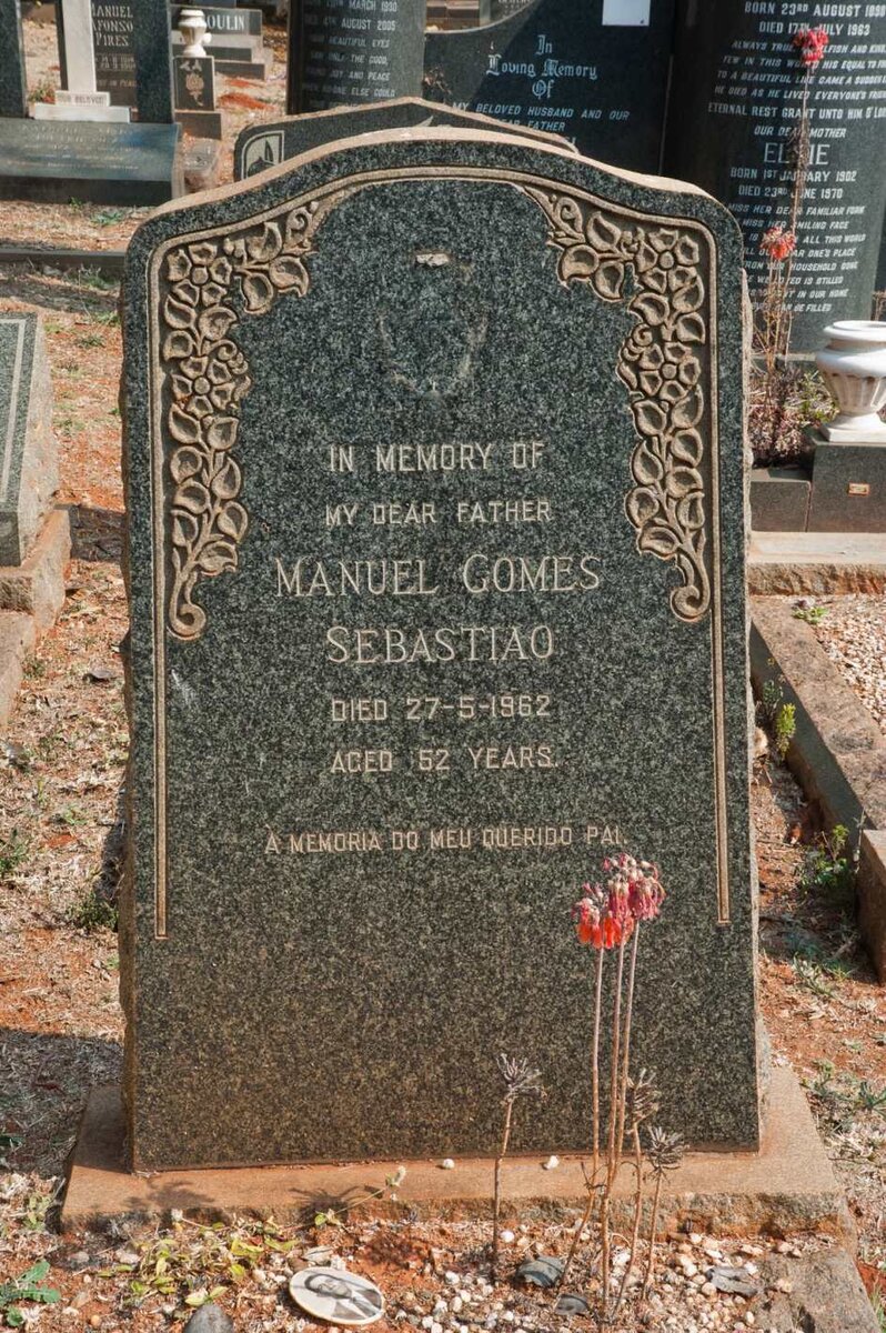 SEBASTIAO Manuel Gomes -1962