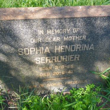 SERRURIER Sophia Hendrina 1868-1947