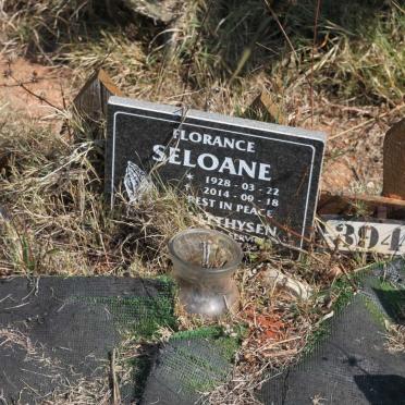 SELOANE Florance 1928-2014