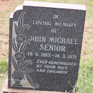 SENIOR John Michael 1913-1971