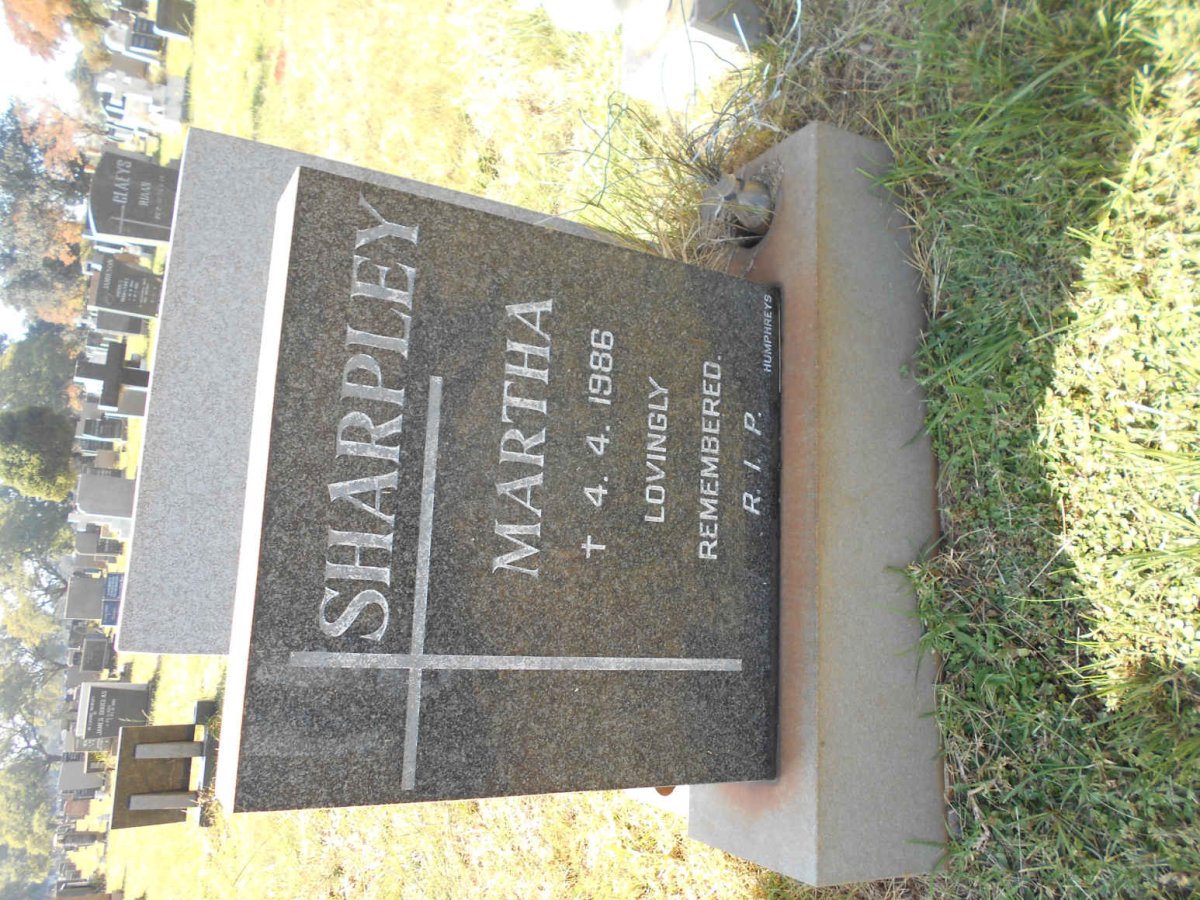 SHARPLEY Martha -1986