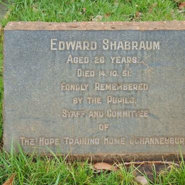 SHABRAUM Edward -1951