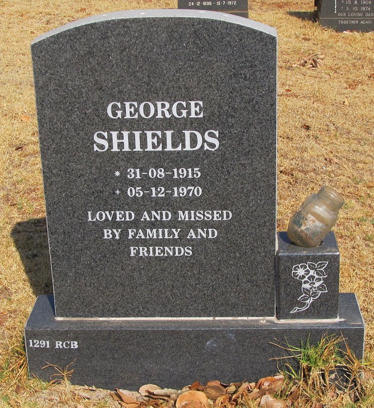 SHIELDS George 1915-1970