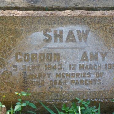 SHAW Gordon -1943 &amp; Amy -1951