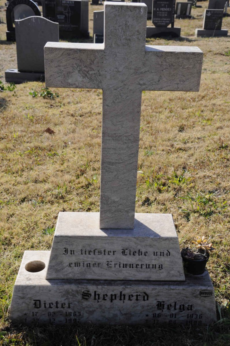 SHEPHERD Helga 1936-1998 :: SHEPHERD Dieter 1965-1997