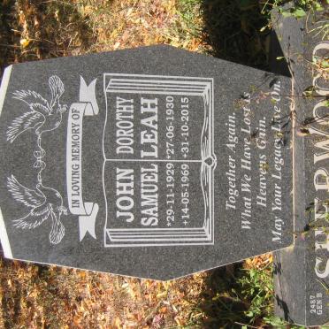 SHERWOOD John Samuel 1929-1969 &amp; Dorothy Leah 1930-2015