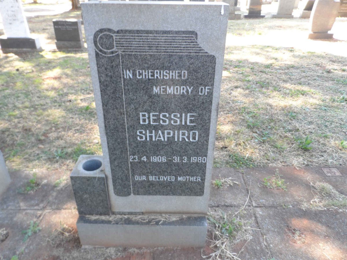 SHAPIRO Bessie 1906-1980
