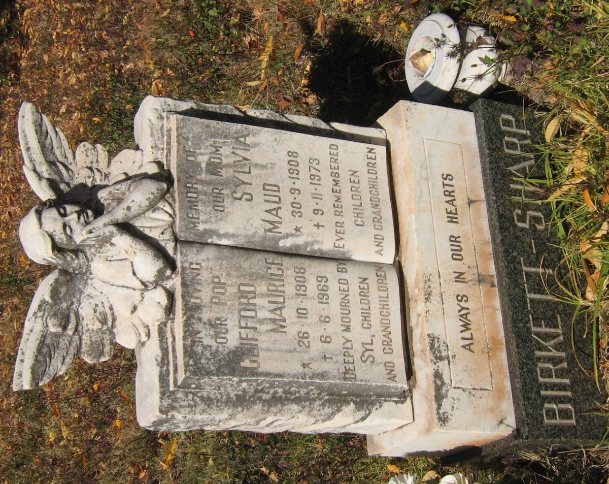 SHARP Clifford Maurice, BIRKETT 1908-1969 &amp; Sylvia Maud 1908-1973