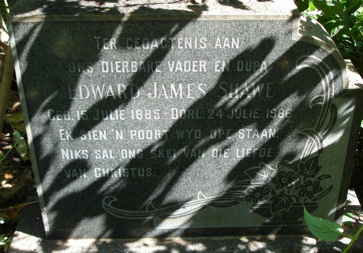 SHAWE Edward James 1885-1966