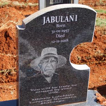 SHABANGU Jabulani 1957-2018