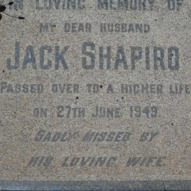 SHAPIRO Jack -1949