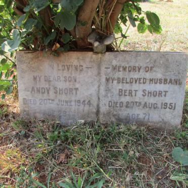 SHORT Bert -1951 :: SHORT Andy -1944