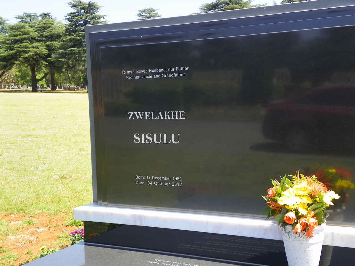 SISULU Zwelakhe 1950-2012