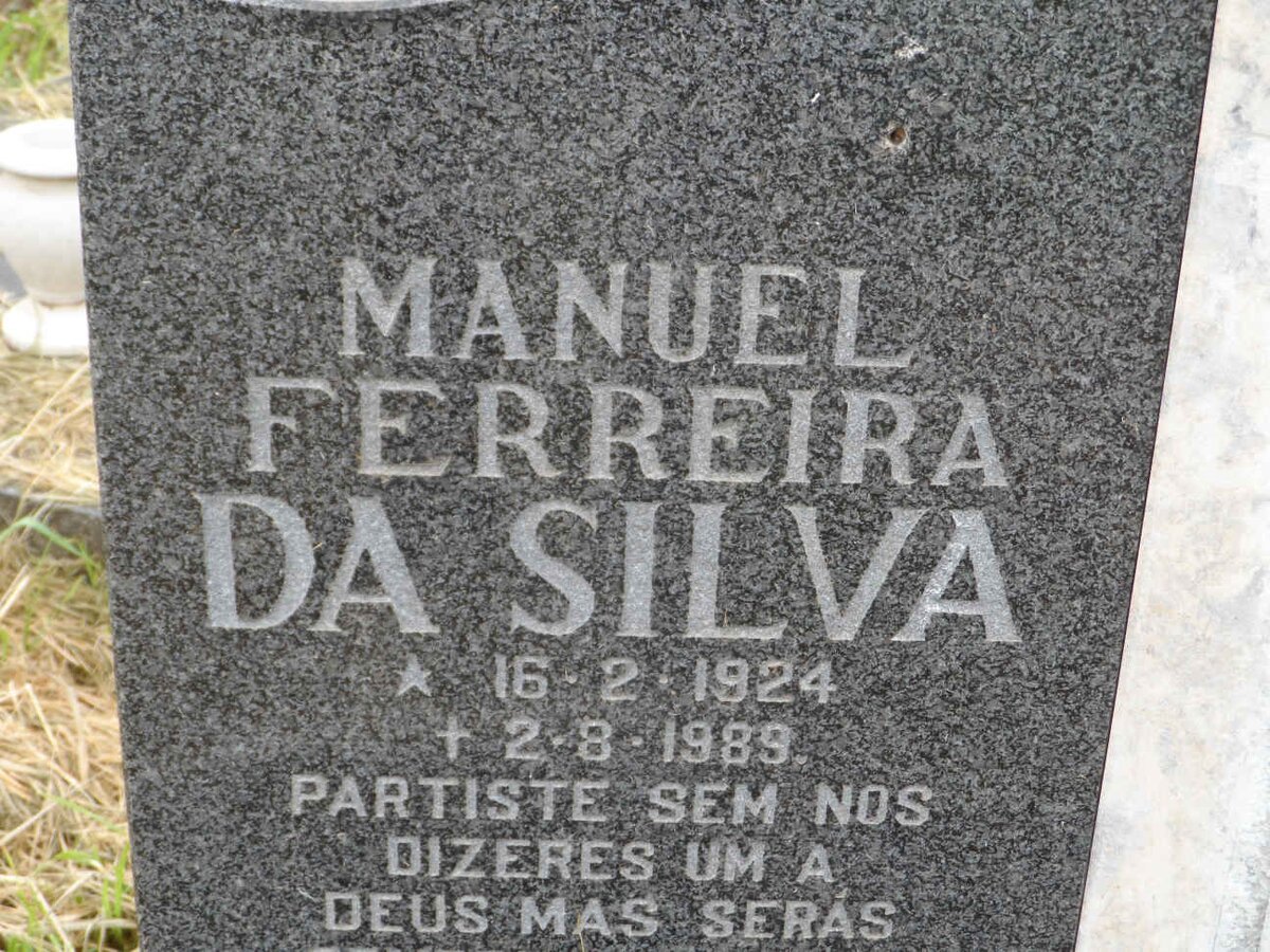 SILVA Manuel Ferreira, da 1924-1989