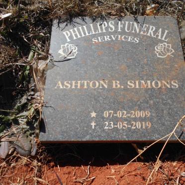 SIMONS Ashton B. 2009-2019