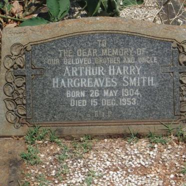 SMITH Arthur Harry Hargreaves 1904-1953