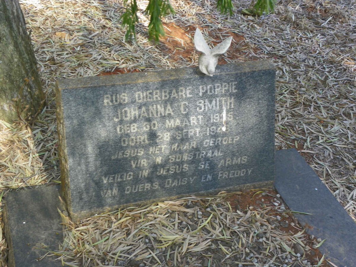 SMITH Johanna C. 1935-1943