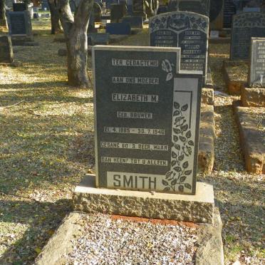 SMITH Elizabeth M. nee BRUWER 1885-1946
