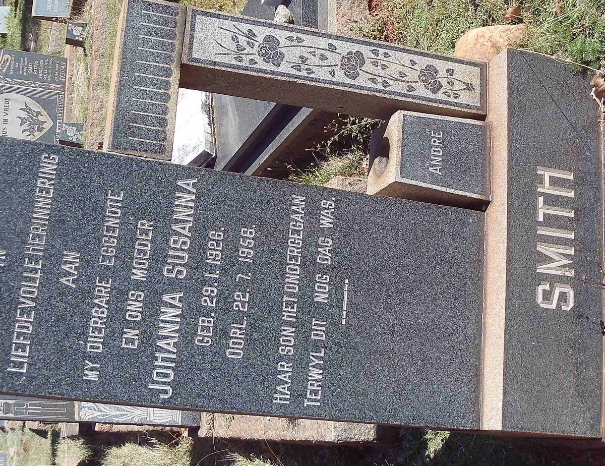 SMITH Johanna Susanna 1926-1956