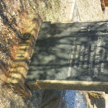 SMITH Catharina L.D. nee SWANEPOEL 1892-1943