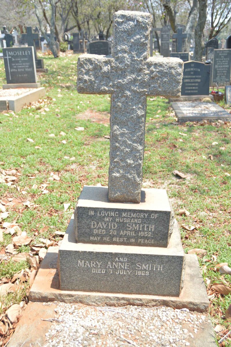 SMITH David -1952 &amp; Mary Anne -1969