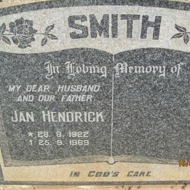 SMITH Jan Hendrick 1922-1969