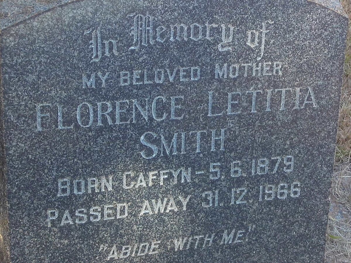 SMITH Florence Letitia nee GAFFYN 1879-1966