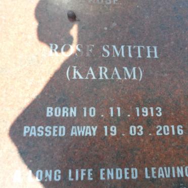 SMITH Vivian Aubrey 1932-1981 &amp; Rose KARAM 1913-2016
