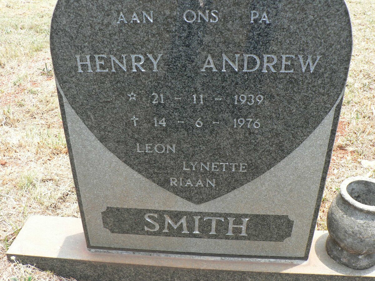SMITH Henry Andrew 1939-1976