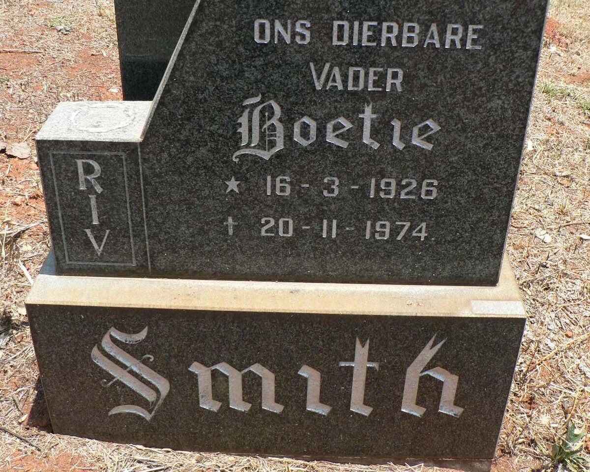 SMITH Boetie 1926-1974