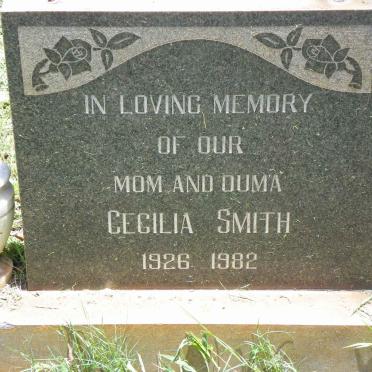 SMITH Cecilia 1926-1982