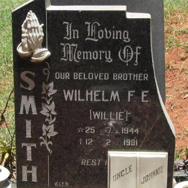 SMITH Wilhelm F.E. 1944-1981