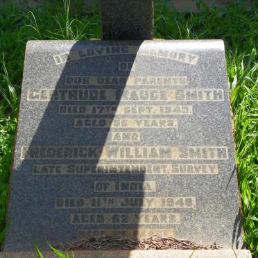 SMITH Frederick William -1948 &amp; Gertrude Maude -1943