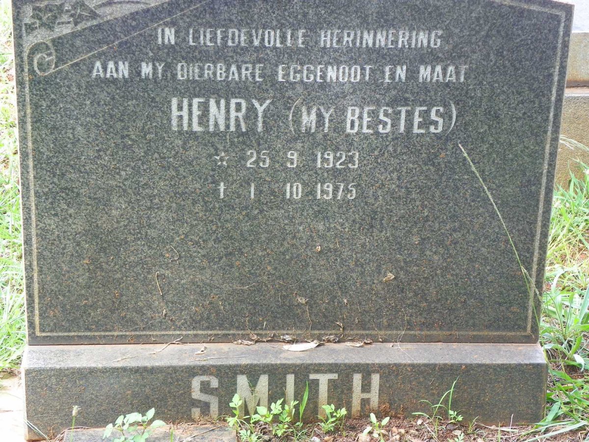 SMITH Henry 1923-1975