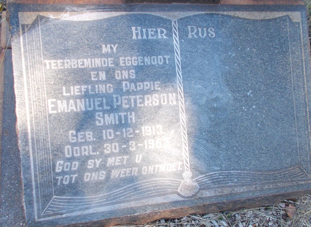 SMITH Emanuel Peterson 1913-1953