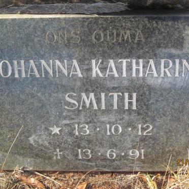 SMITH Johanna Katharina 1912-1991
