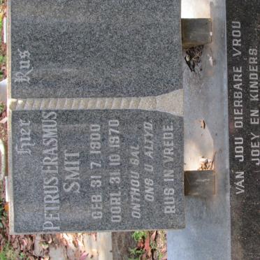 SMIT Petrus Erasmus 1900-1970
