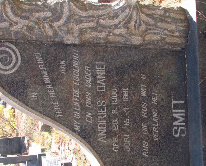 SMIT Andries Daniel 1908-1961
